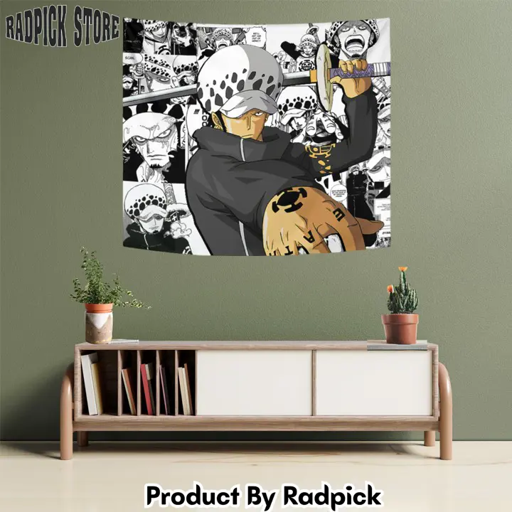 Trafalgar d. water law tapestry custom anime manga room wall decor  rp5946770